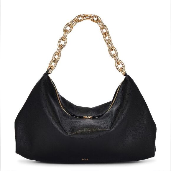 Khaite Clara Chain Shoulder Bag in Black - Picture 1 of 6
